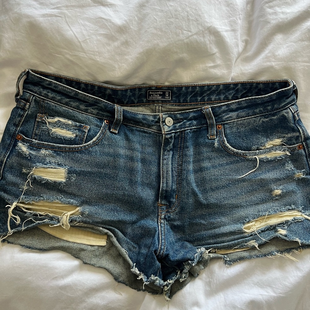 Denim Distressed Women Shorts